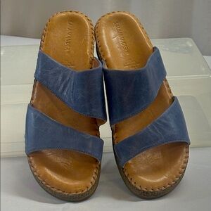EUC Blue Sandals